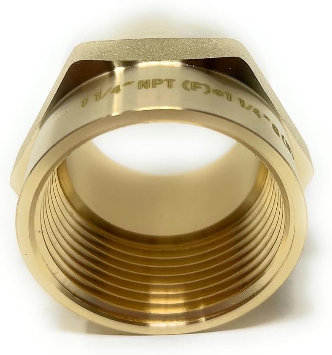 Cascada Lead-Free Brass Adapter, G Thread British BSPP Male to NPT Female |) - Image 5