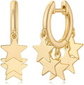 MYEARS Women Earrings Gold Huggie Hoop Ear Stud Cuff 14K Small Simple Hypoallergenic Everyday Jewelry