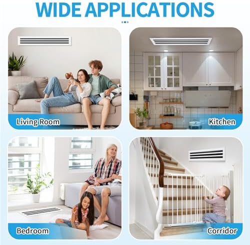 36x6 Modern AC Vent Cover, Decorative Air Vent Register Grille - Image 6