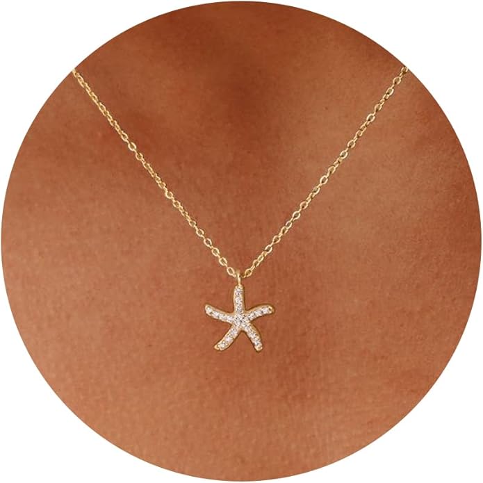 14K Gold Plated Dainty Pendant Butterfly Bead Boot Bee Baseball Flower Compass Airplane Heart Hummingbird Tree Necklace Simple Jewelry Gift for Women