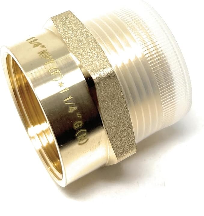 Cascada G Thread to NPT Thread Pipe Fitting Adapter - Image 2