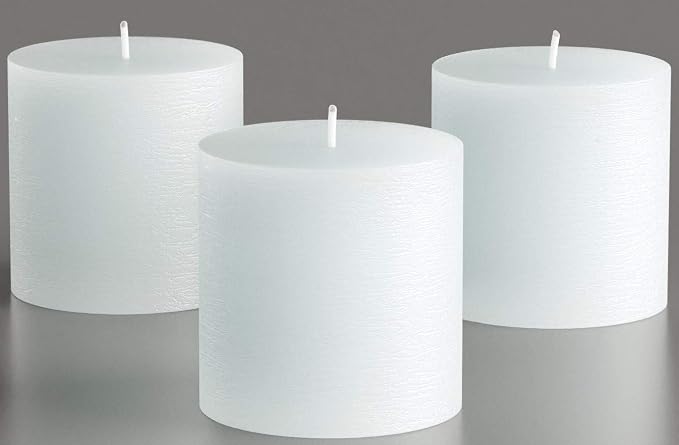 Melt Candle Pillar Candles, 3 Pack by MeltCandleCompany