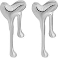 Irregular WaterDrop Earrings, Melted Liquid Irregular Stainless Steel Earrings, Embrace Minimalist Earrings, Statement Earrings for Women