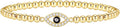 Gold Bracelets for Women 14K Gold Plated Bead Bracelet Hypoallergenic Stretch Bracelets for Women Elastic Bracelet Trendy Teen Gift Dainty Jewelry for Women