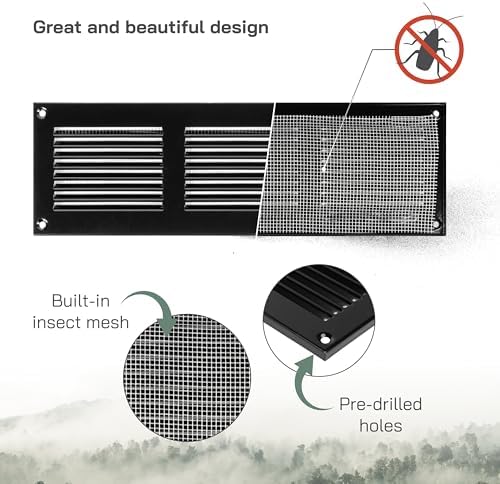 Vent Systems 12'' x 4'' Inch Pack of 3 - Image 3