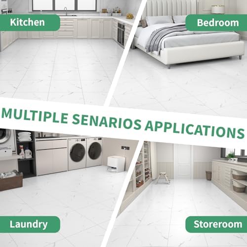 40 Pack Cover 40 Sq.Ft Peel and Stick Floor Tiles, 12” x 12” Self Adhesive - Image 7