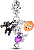 MULA 925 Sterling Silver Charms for Bracelets and Necklaces Airplane Passport Dangle Pendants Beads Butterfly Dragonfly Charms Jewelry Charm for Women