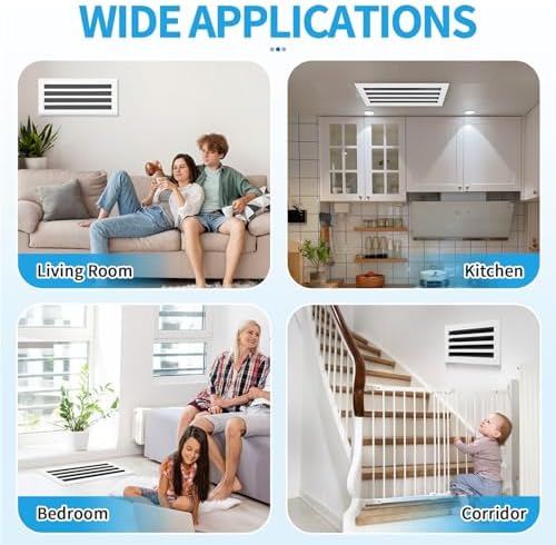 20x8 Modern AC Vent Cover, Decorative Air Vent Register Grille - Image 6