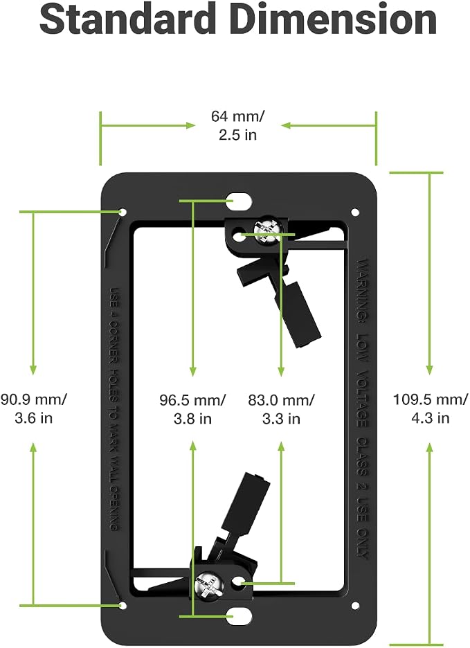 12 Pcs Low Voltage Mounting Bracket - Image 2