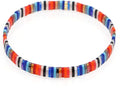 Sonateomber Tila Flat Beaded Stretch Bracelets for Women, Trendy Unique Colorful Square Beads Handmade Stack Bracelet Friendship Accessories Fashion Jewelry Gift