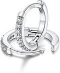 FaithHeart Sterling Silver Hoop Earrings for Women, Hypoallergenic Huggie Hoop Earrings Lightweight Small Cartilage Earrings Hoop Earring Dainty Everyday Earrings 6/8/10/12/14/15/16/18/20mm