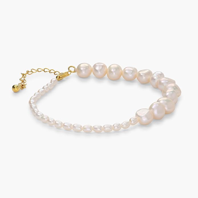 OAK & LUNA - Designer Kai Genuine Pearl Bracelet/Anklet