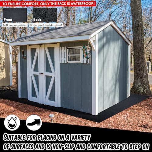 Shed Floor Mat 8.2 x 10.2 ft, PE Backing - Image 5