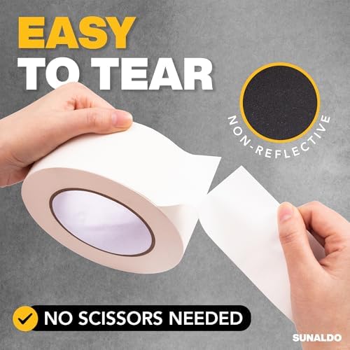 Gaffers Tape Heavy Duty, Easy Rip, No Residue | White - Image 5