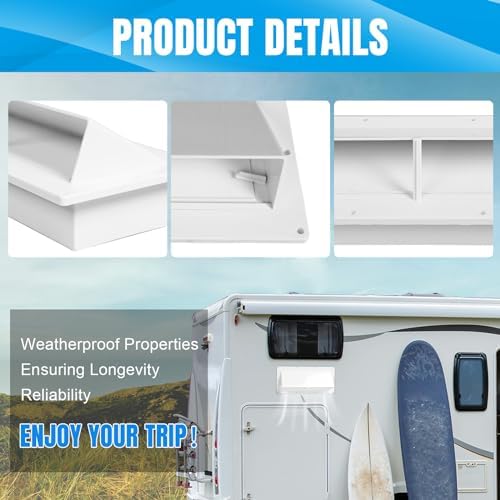 Jack Boss RV Exhaust Vent Cover, Camper Stove Vent Cover Replacement - Image 3