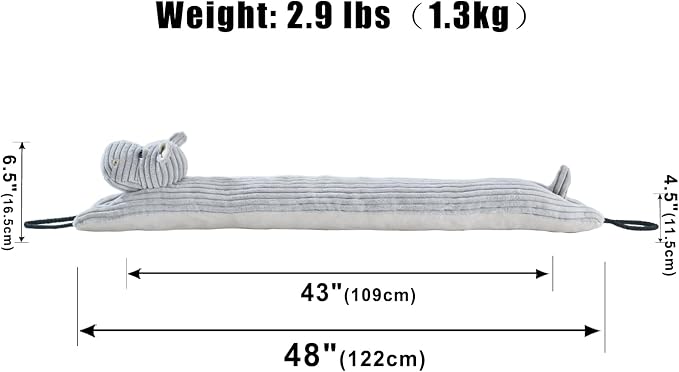 Under Door Draft Stopper Decorative Wind Stopper 48 inch - Image 2