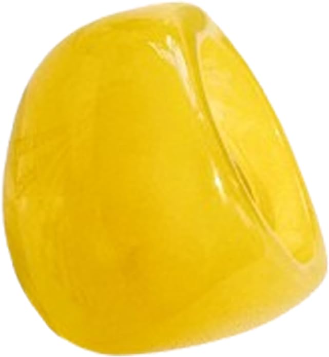 PINK TOWN Resin Chunky Ring, Multicolor Acrylic Stackable Rings Set Vintage Plastic Knuckle Rings Aesthetic Y2k Statement Rings Thick Dome Finger Joint Ring for Women