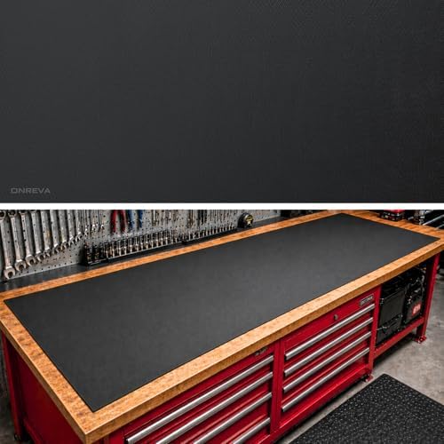 ONREVA Workbench Mat 22X60 Inches, 5mm Thick EVA Rubber Work Mat, Protect Your by ONREVA