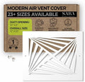 SABA Home Decor White Air Vent Cover by SABAHomeDecor