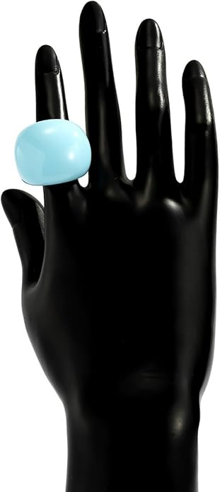 Colorful Chunky Acrylic Ring for Women,Vintage Statement Stackable Rings Candy Color Knuckle Finger Rings Y2K Fashion Classic Jewelry