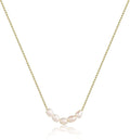 Zeffy Pearl Necklace 4MM/6MM/8MM Dainty Round Imitation Pearl Choker Necklace Wedding Pearl Necklace Delicate Jewelry for Women Simple Bridesmaid Jewelry Gifts