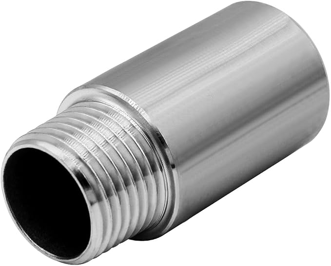 Stainless Steel Pipe Fitting 3/8" NPT Male x 3/8" NPT Female Thread Nipple Cast - Image 5