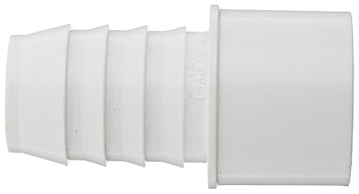 Spears 460 Series PVC Pipe Fitting, Schedule 40, 1-1/4"Barbed x 1-1/4" Spigot - Image 2