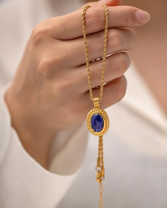 IBARA Women Gold Dianty Necklace Sun Crescent Moon Star Evil Eye Lock Lovely Heart Flower Butterfly Pearl Pendant Coin Necklaces 18K Gold CZ Diamond Filled Chain Boho Beach Simple Handmade Jewelry