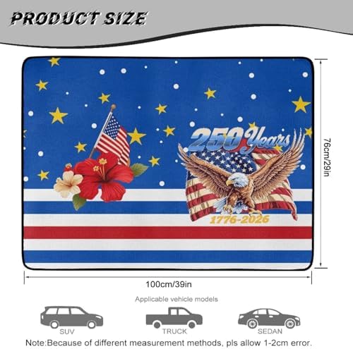 250 Years American Universal Car Trunk Mat 29"x39" - Image 7