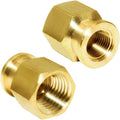 Joywayus Brass Reducer Reducing Coupling 1/4" NPT Female x 1/8" NPT Female Pipe by Joywayus