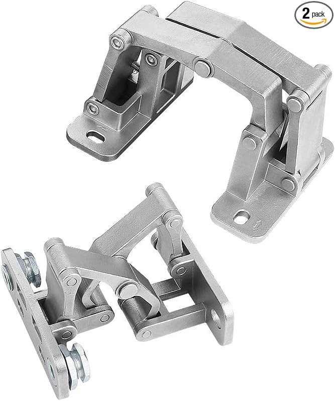 Fence Gate Hinges，Heavy Duty Steel Frame Hinges, 180 Degree Open, Weld onto The by HIGSTARHardware