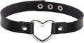 Eigso Vintage Punk Goth Studded Rivet Pu Leather Collar Choker Necklace with Spikes Adjustable