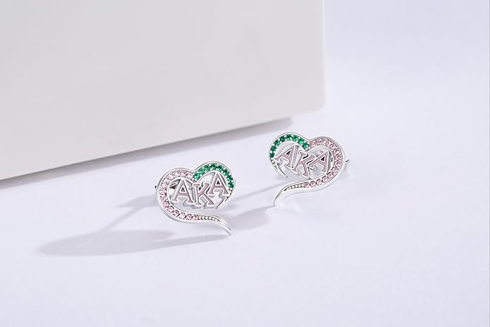 AKA/ZPB/DST/SGR/OES Sorority Gifts for Women 925 Sterling Silver Sorority Paraphernalia Gifts Greek Jewelry for Finer Women