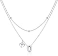 adoyi Valentines Day Gifts for Women Hers Dainty 14K Gold Plated Heart Initial Necklaces Layered Letter A-Z Pendant Necklace Stack Trendy Jewelry Birthday Valentines Day Gifts for Women Jewelry