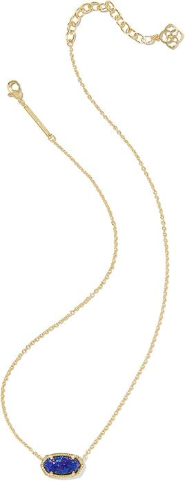 Kendra Scott Elisa Pendant Necklace for Women, Fashion Jewelry, 14k Gold-Plated
