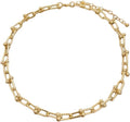 Paperclip Chain Necklace for Women, Chunky Gold & Silver Cuban Link Choker, Hypoallergenic Zinc Alloy Statement Jewelry