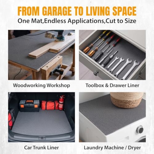 POWERTEC Heavy Duty Non Slip Mat, Anti Slip Mat, Toolbox Drawer & Shelf Liner - Image 3