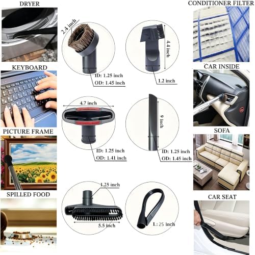 32mm & 35mm Vacuum Attachments Kit Replacement Accessories Tools - Image 5