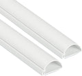D-Line Half Round Cord Hider, Patented Cable Cover, Hide TV Wall Mount Wires by D-LineUSAinc