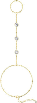 DEARMAY Gold Bracelets for Women Waterproof, 14K Gold Plated Jewelry Sets Trendy Thin Dainty Stackable Cuban Link Paperclip Chain Bracelet Pack Fashion Accessories Gifts for Womens