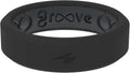 Groove Life Zeus Anti Stretch Silicone Ring Breathable Silicone Rings for Him and Her, Unique Design, Comfort Fit Ring