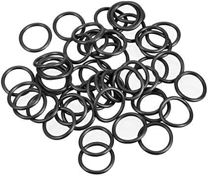 uxcell Nitrile Rubber O-Rings 14mm OD 11mm ID 1.5mm Width, Metric Sealing Gasket by uxcell