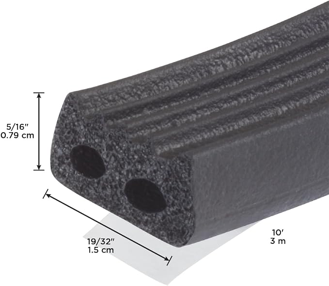 MD Building Rubber Auto & Marine Weatherseal, 10ft x 19/32in | EPDM Rubber - Image 2