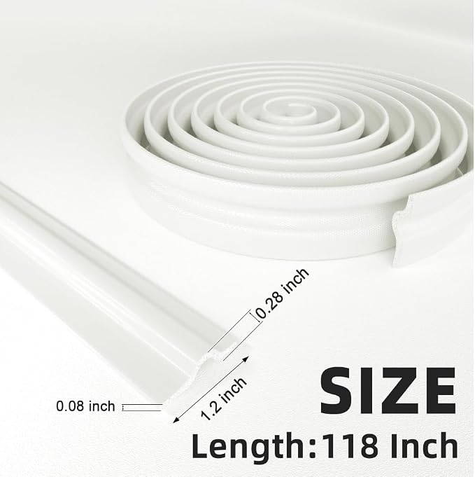 118 Inch Window Weather Stripping Door Seal Strip, Door Sweep - Image 4