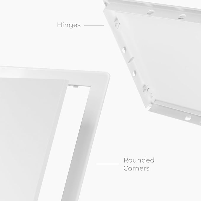10x10 Inch White Access Panel for Drywall – ABS Plastic Square Wall, Ceiling - Image 5