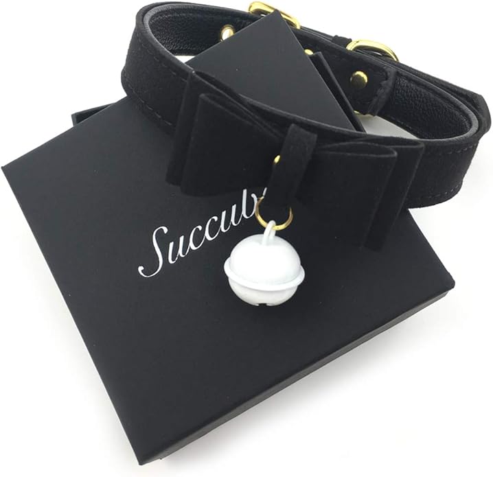 Bell Choker Collar Necklace Lolita Bow Collar Cat Kitty Velvet Necklace