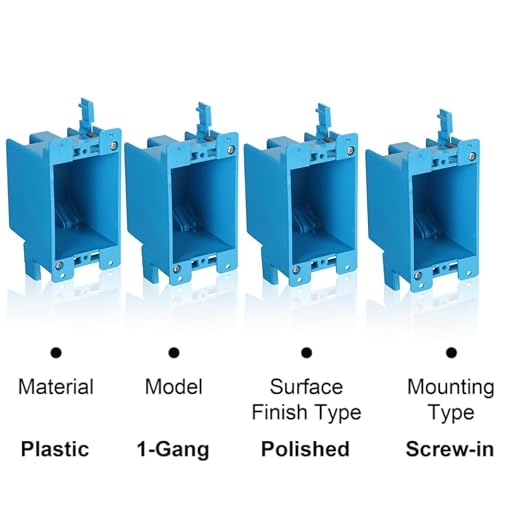 8 pack1-Gang Old Work Retrofit Electrical Box, 14 Cu. in. PVC Junction Box - Image 3