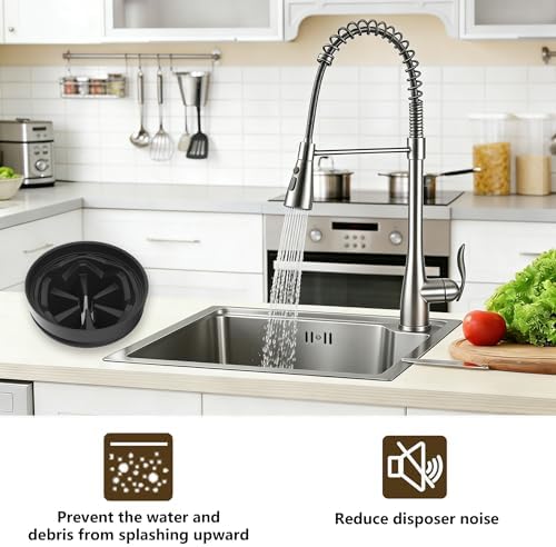 Garbage Disposal Flange 5-Piece Kit, 3-1/2 in Putty-Free Sink Stopper - Image 4