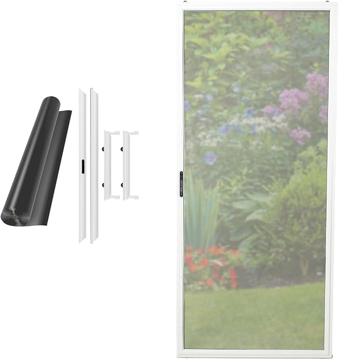 Custom Size Sliding Patio Screen Door Kit – Made to Order Aluminum Frame by TheRiteScreenCompanyLLC