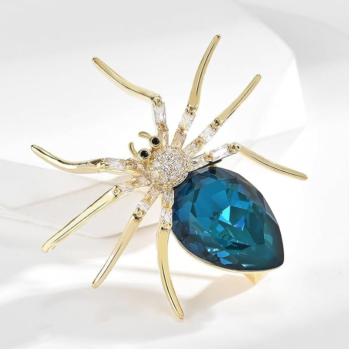 Animal Brooch for Women Rhinestone Brooch Pin 18k Gold Plated Animal Lapel Pin Fashion Jewelry Gift for Mom Wife